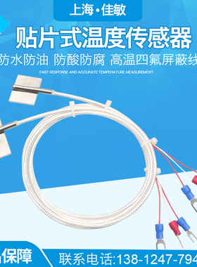 贴片式PT10g0温度传感器铂热电阻 PT1000温度检测防水型探头温度