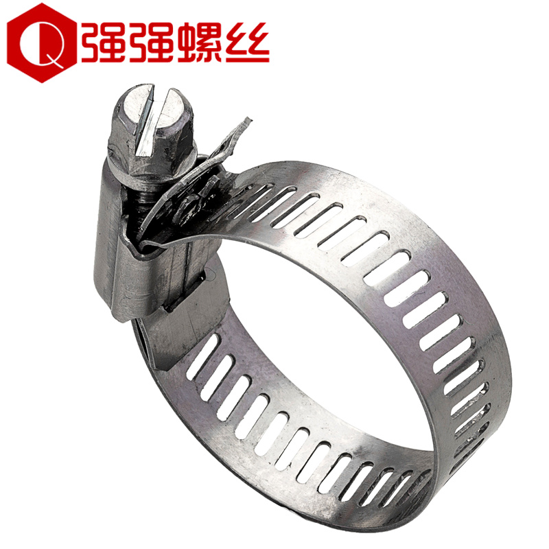 304不锈钢喉箍 卡箍 抱箍不锈钢卡管E美式强力 喉箍管夹管箍14-17