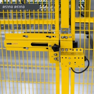 德拉科工业安全门锁车间仓库隔离网护栏锁可接门禁开关Z互锁围栏