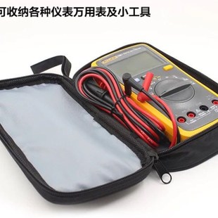 用于FLUKE福禄克万用表钳形表便携收纳包F15B+17B+V电工仪表工具