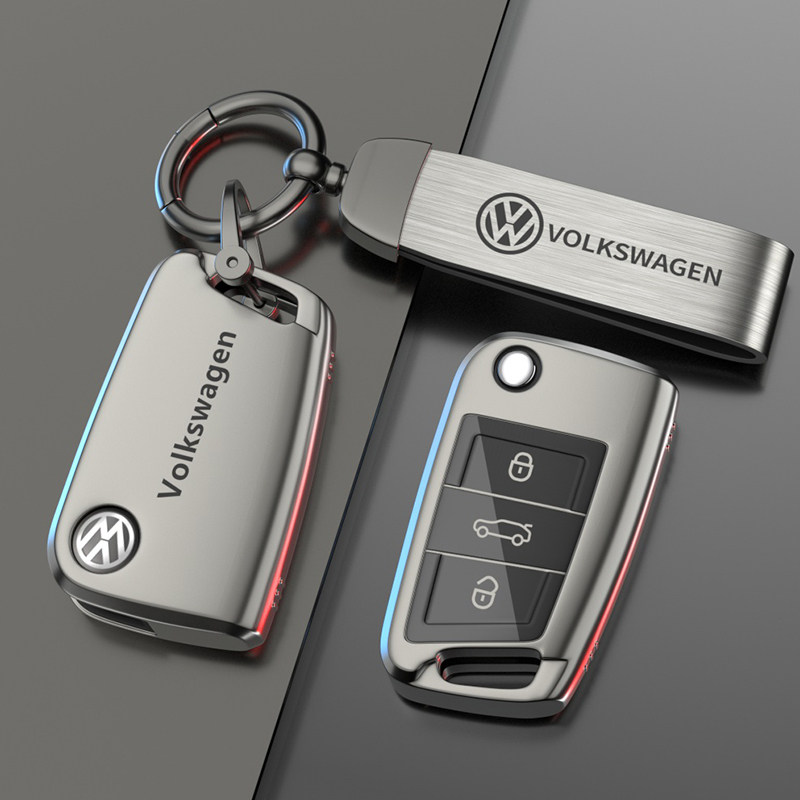 2023款大众速腾钥匙套宝来专用高级polo装饰高尔夫汽车壳扣包