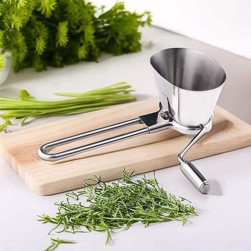 不锈钢手动香草香菜切多功能厨房搅拌器切菜器碎器佐料器