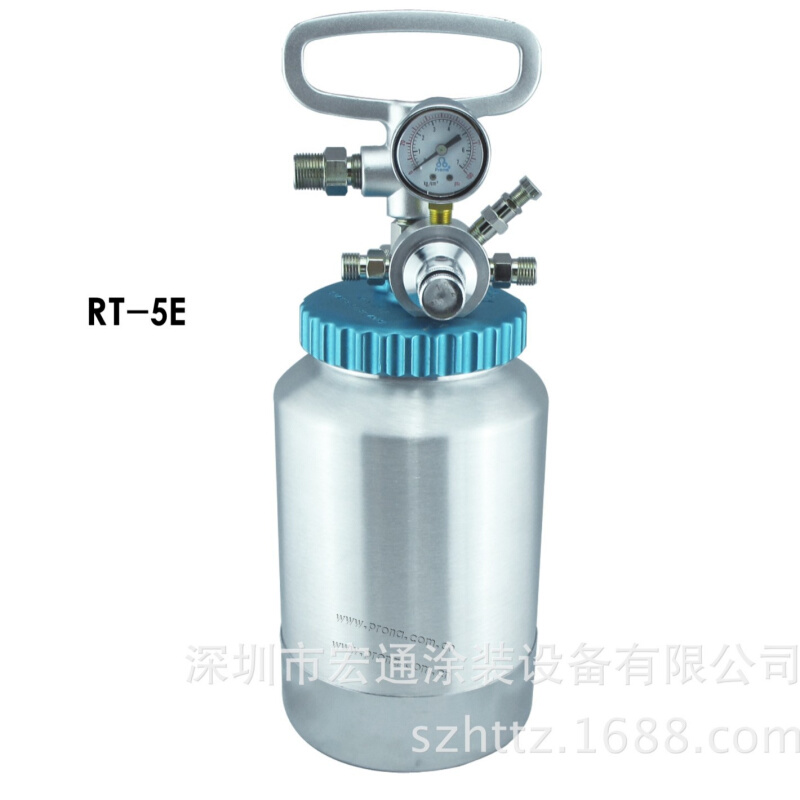 台湾宝丽RT-2E不锈钢压力桶 2升5升台湾油漆压力桶RT-5E