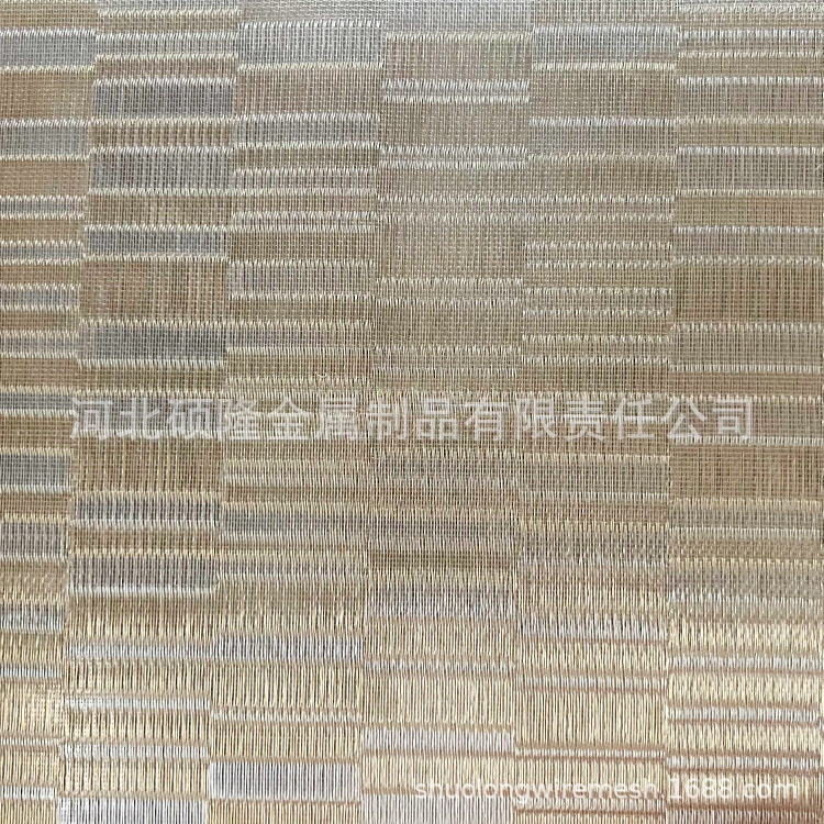 可做图案 商场店面 橱窗 背景铜材质 隔断门 粘布 金属丝 硬包