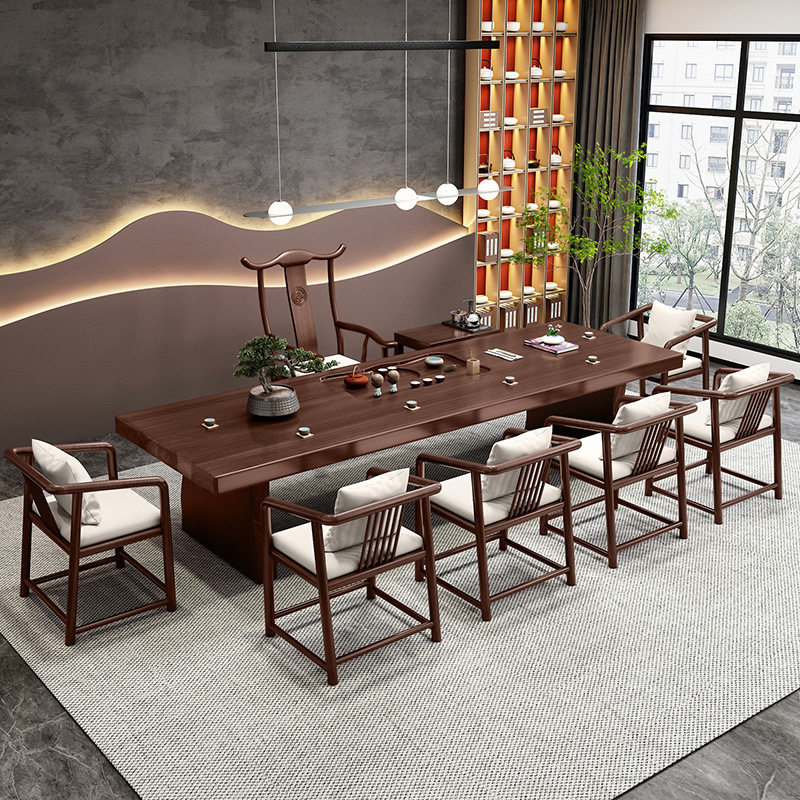 新中式实木茶桌古典韵味办公室实木茶桌茶艺室泡茶桌椅组合,橡塑材料及制品,其他塑料制品,淘宝优惠券,粉丝福利购,淘宝优惠卷