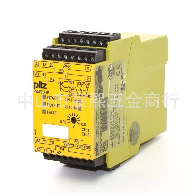 全新PSWZ X1P 0,5V /24-240VACDC 2n/o 1n/c 2so安全继电器777949