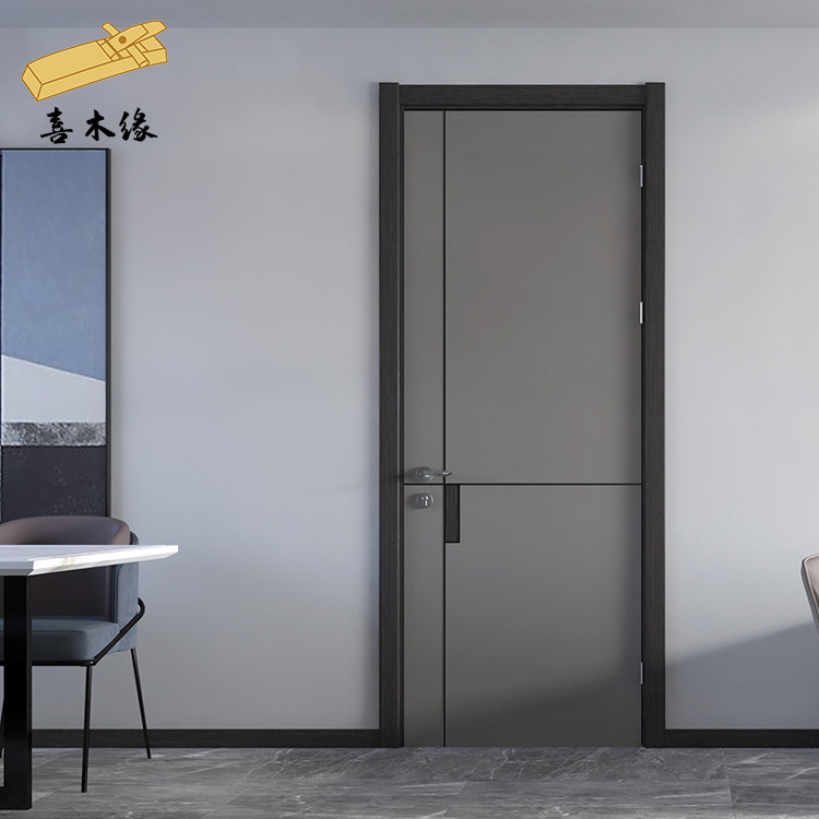 南京厂家直销实木木门室内门卧室门房门套装免漆门