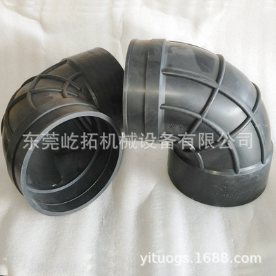 替代复盛空压机进气软管弯头150*150橡胶接头 进气阀空滤弯头