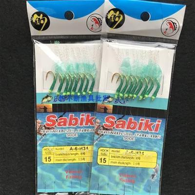 现货假饵串钩钓翘嘴淡水8本胶皮仿生串钩虾皮仕挂带夜光绿皮钩虾
