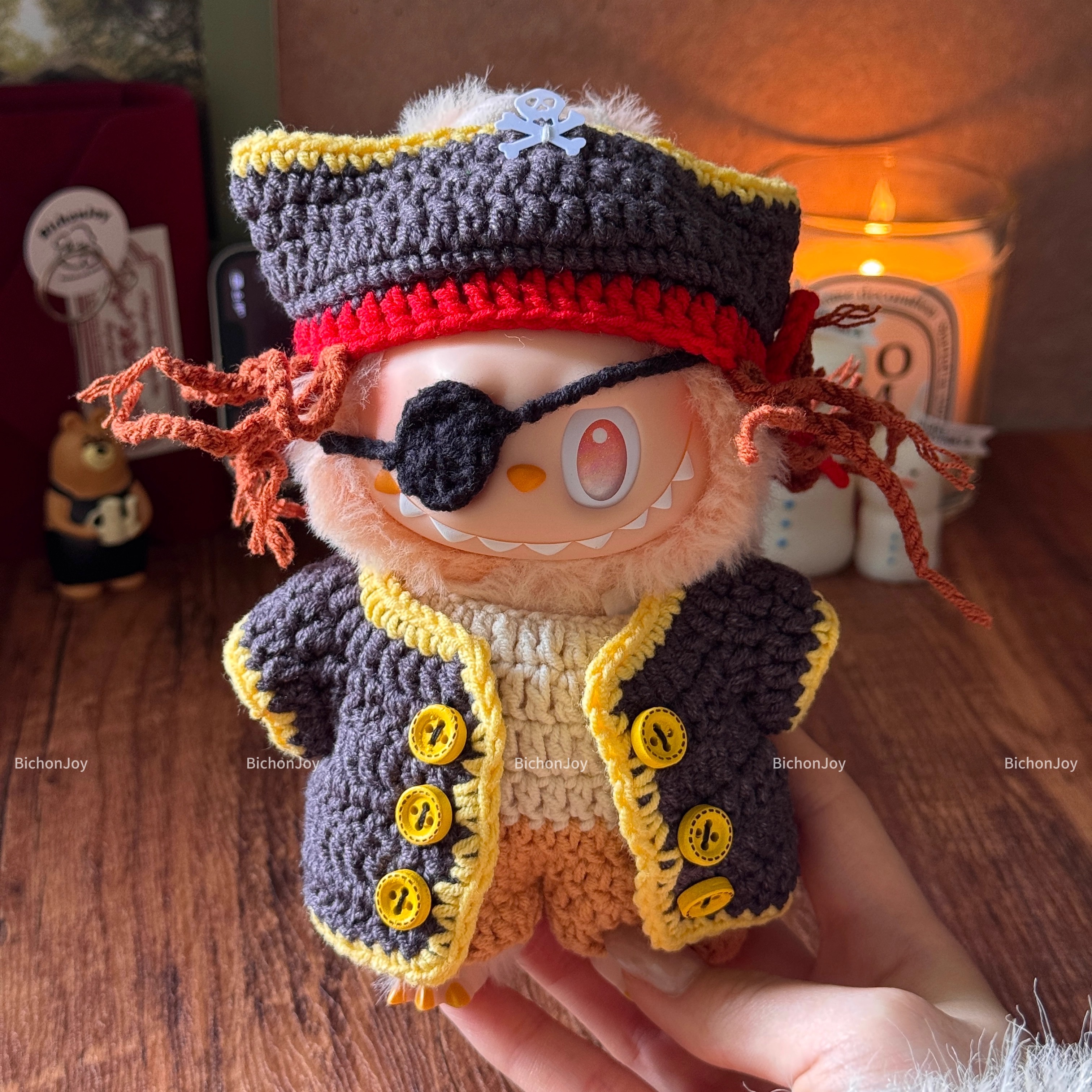 海盗船长杰克钩织套装！