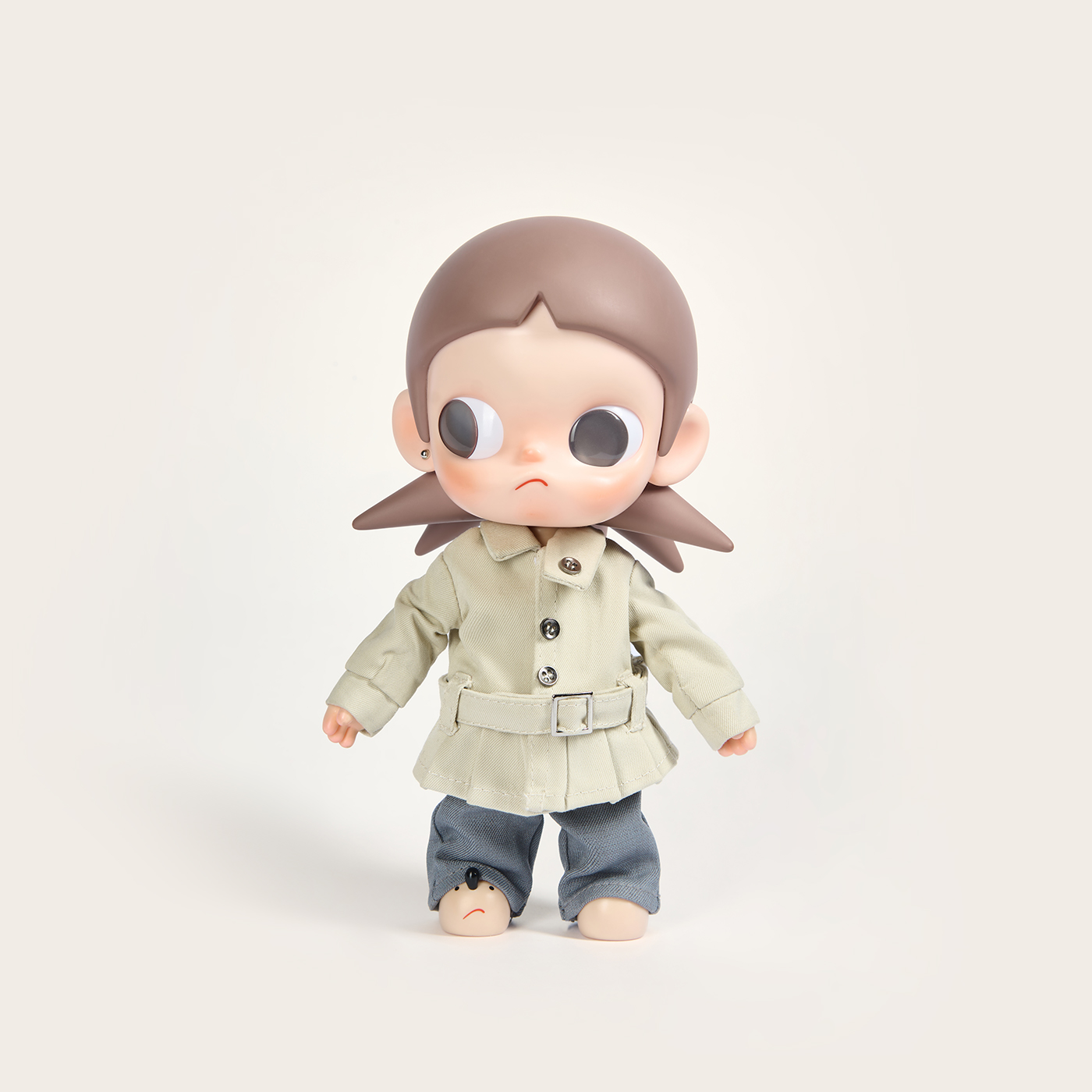 风衣嘎·Zsiga可动人偶娃衣1/6BJD通穿卡其风衣白色吊带裙西裤