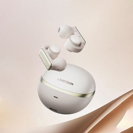 兰士顿TS28耳夹式蓝牙耳机2025新款无线气骨传导开放式不入耳运动