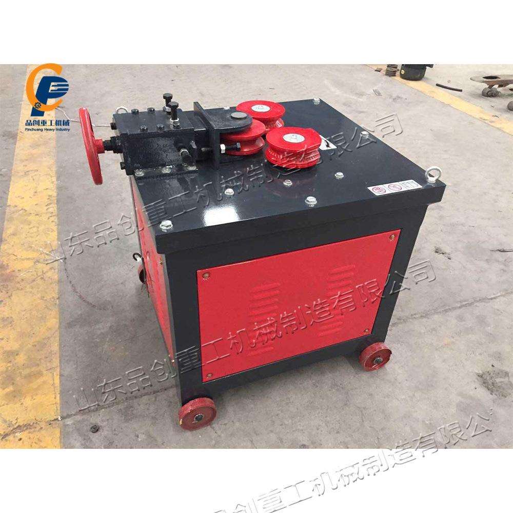 全自动数控滚圆卷圆机小型角铁槽钢折弯机建筑工程钢筋弯弧机