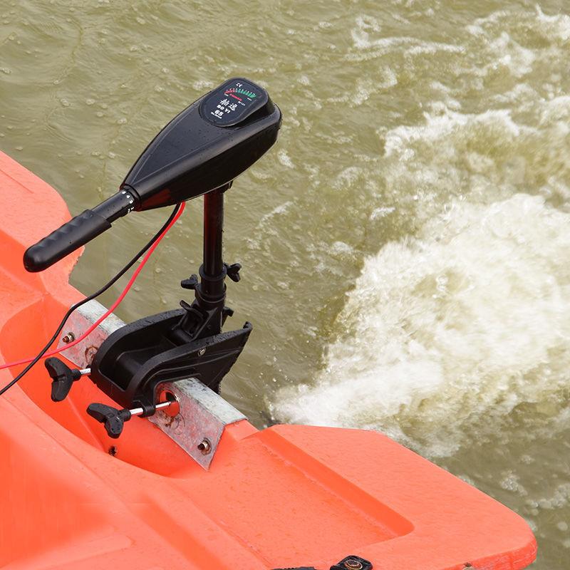 舶逸12V无刷电动推进器船用船外机挂机皮划艇橡皮艇塑料渔船马达