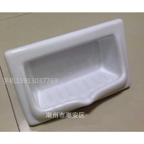 皂盅肥皂托香皂碟墙挂肥皂架入墙陶瓷肥皂盒暗藏陶瓷肥皂碟嵌入式