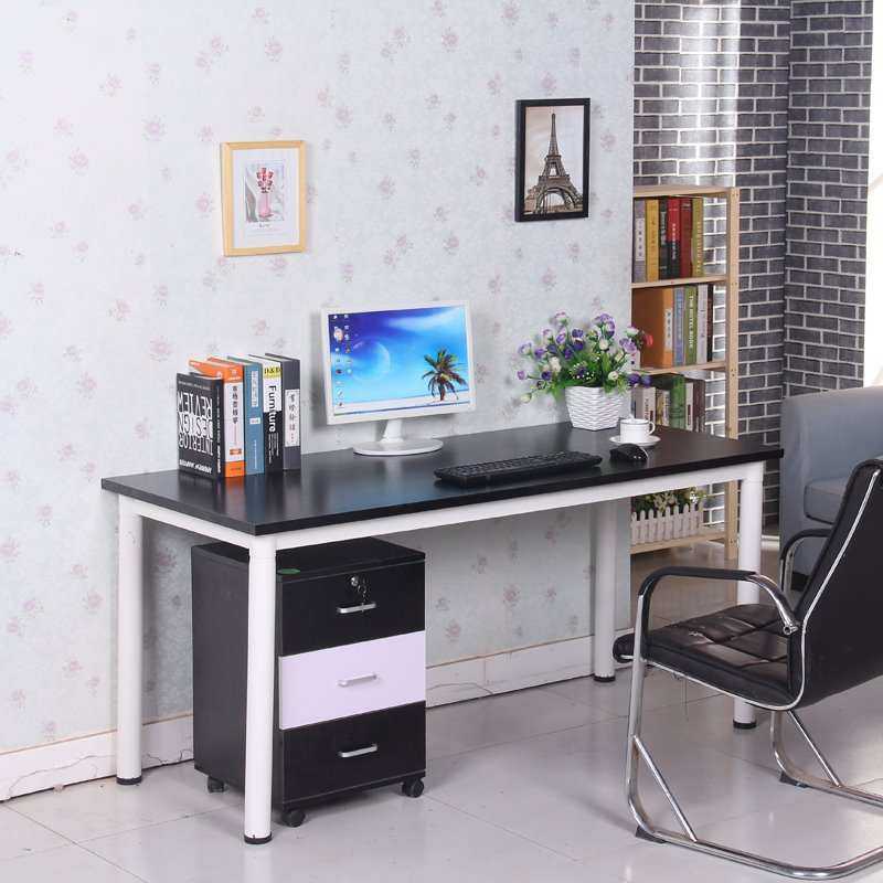 现代简约办公桌家用宿舍家具简易台式学习电脑桌组合 书桌