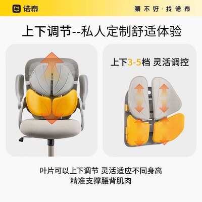 诺泰久坐人体工学腰靠车用司机护腰靠垫主驾腰托办公久坐护腰