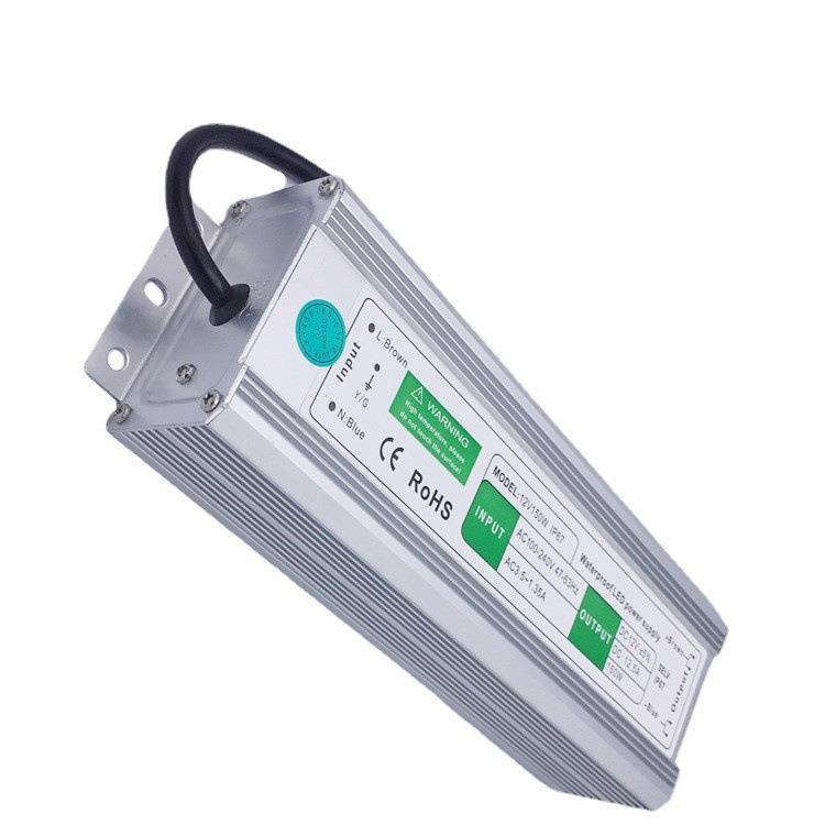 厂家直销150W户外防水电源12V24Vled显示屏广告灯箱工程电源