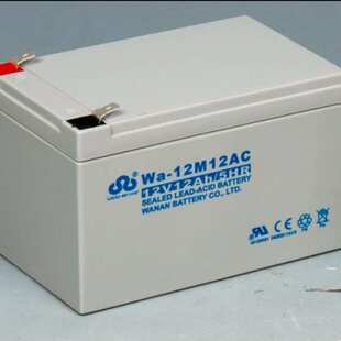 万安蓄电池WA-12M24AT 12V24AH 太阳能系统 风力系统 控制系统