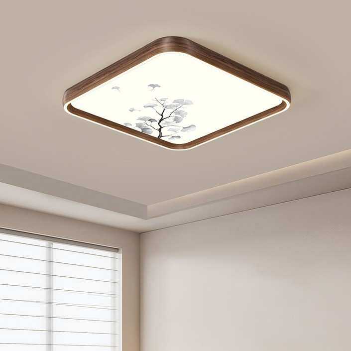 客厅灯具简约超薄全屋灯具套餐木纹中古风家用护眼普瑞大厅吸顶灯,基础建材,亚克力板,淘宝优惠券,粉丝福利购,淘宝优惠卷