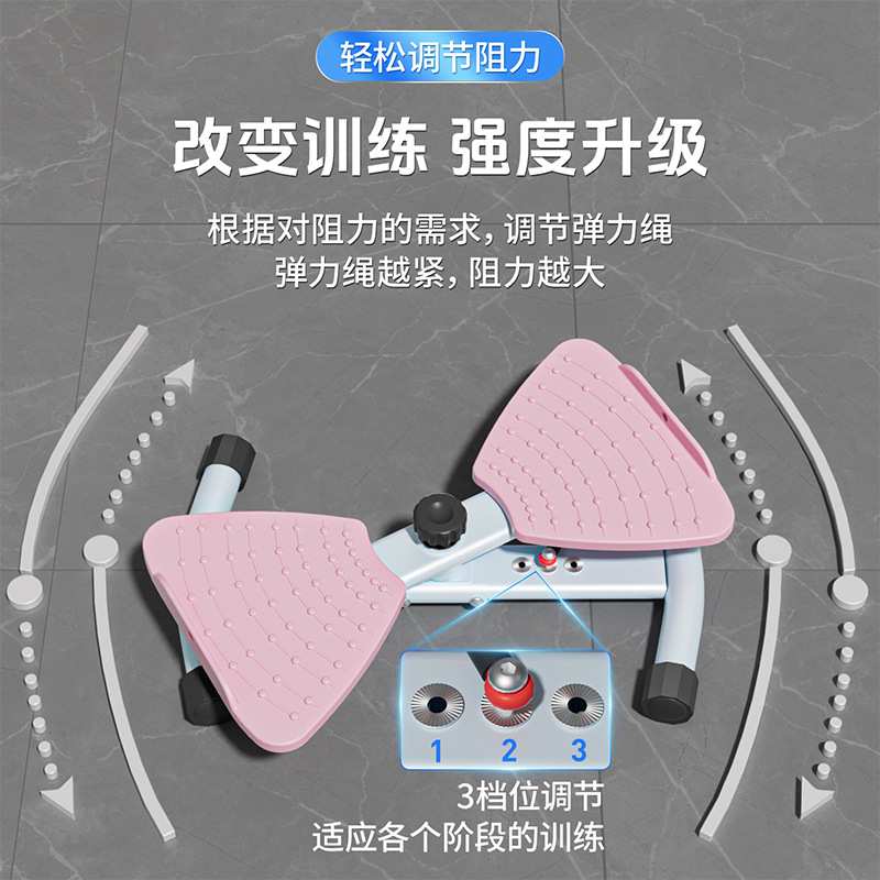 家用静音扭腰机跳舞机多功能阻力可调节扭扭机瘦腰扭腰器扭腰盘