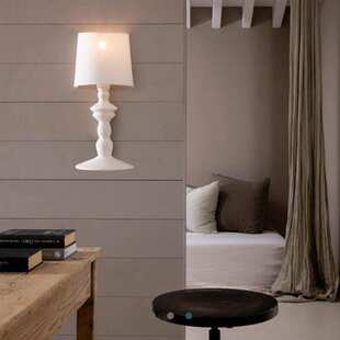 北欧明装切半壁灯可充电插电免接线别墅客厅过道走廊卧室阳台壁灯