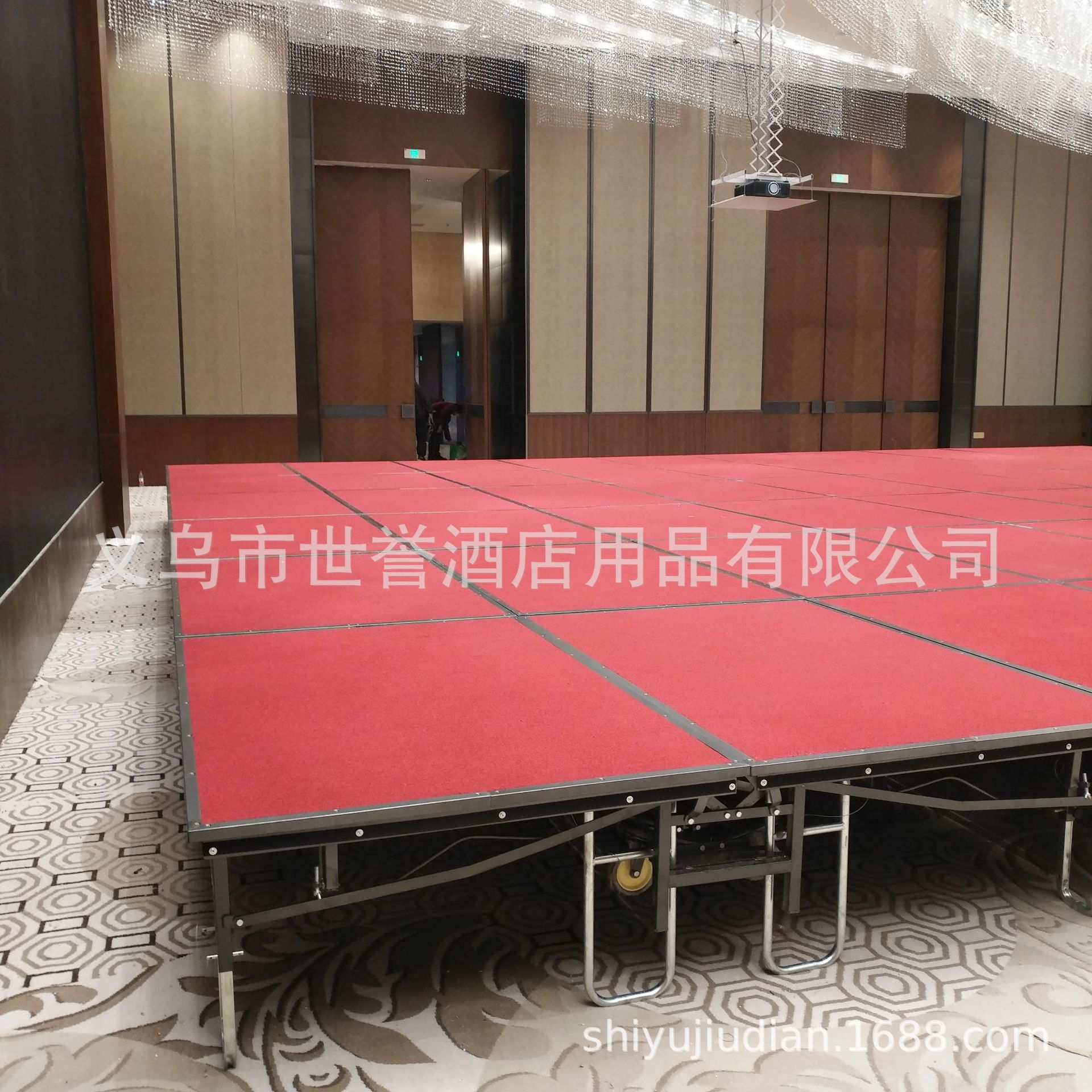 上海五星级酒店宴会厅婚宴组合T台 会议演讲活动舞台移动折叠舞台