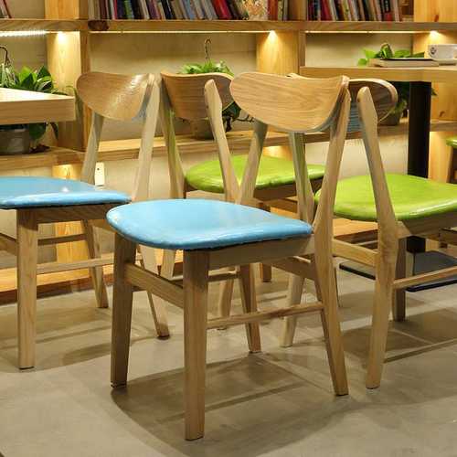实木桌椅组合主题餐厅茶餐厅椅子简餐小吃店咖啡厅餐饮商用桌椅