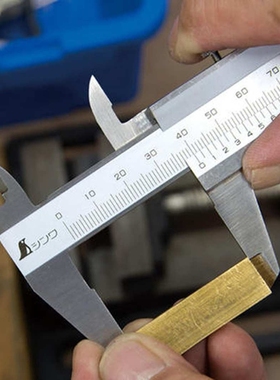 亲和测定SHINWA企鹅牌游标四用高精度不锈钢便携式迷你卡尺 19892