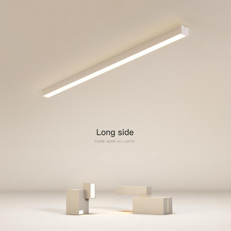 极简长条吸顶灯led现代简约长方形北欧客厅灯无主灯线条过道灯具