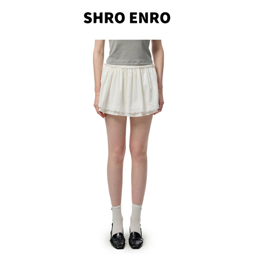 SHROENRO温柔风蕾丝蓬蓬裙