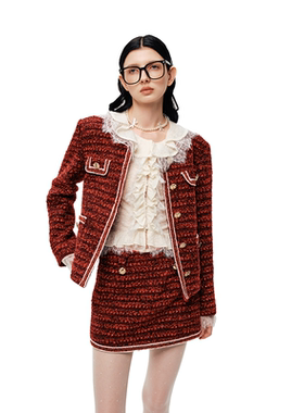 张雪菡|赵昭仪同款 SHRO ENRO 春季新款外套半裙氛围感时尚套装女