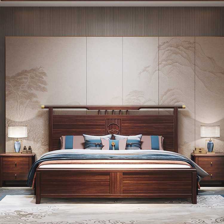新中式大气乌金木1.8米全实木床双人床高箱储物床1.5米主卧室婚床,金属材料及制品,其他金属制品,淘宝优惠券,粉丝福利购,淘宝优惠卷
