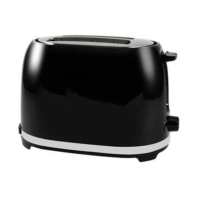 跨境面包机 多士炉麵包機早餐机黑色吐司机三明治机toaster