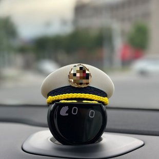 适用于蔚来NOMI帽子仪仗队阅兵ET5ES6EC6ES8ET7内饰车载摆件配饰