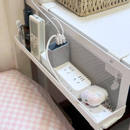 插排固定器桌面免打孔遥控器防丢插排充电器收纳神器办公室宿舍