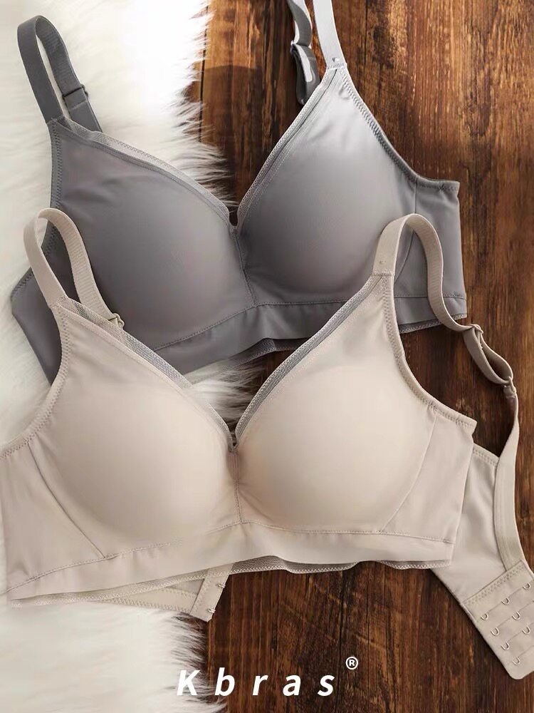 100%桑蚕丝无痕内衣女小胸聚拢