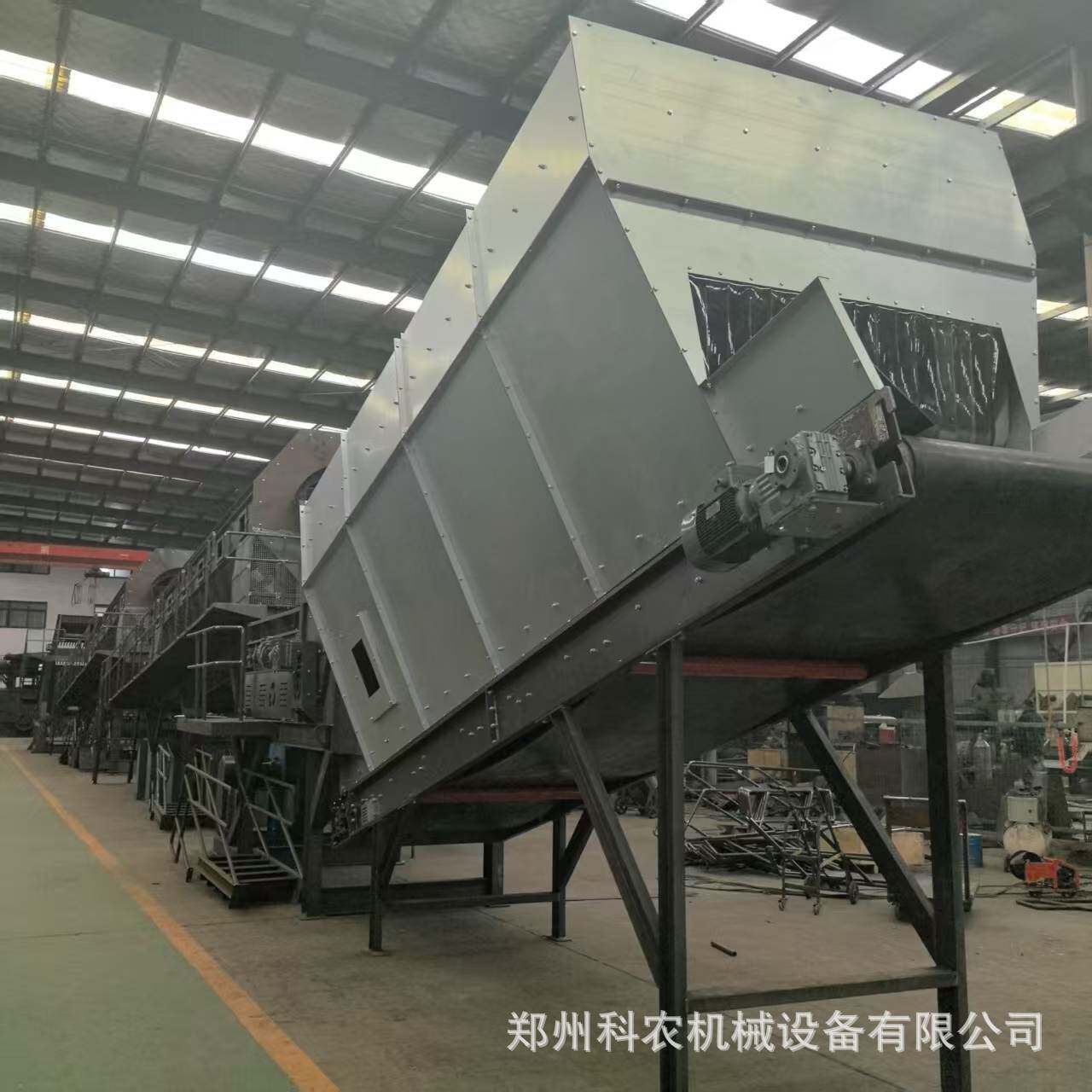 热销 填埋混合陈腐垃圾分选处理设备 固废撕碎RDF压块生产线厂家