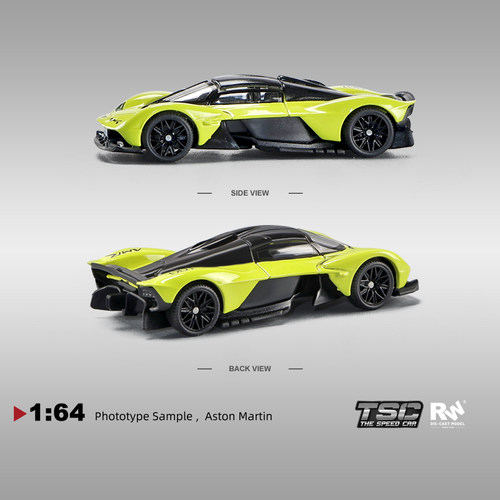 TSC 1:64阿斯顿马丁女武神车模V12跑车模型合金小汽车收藏摆件男