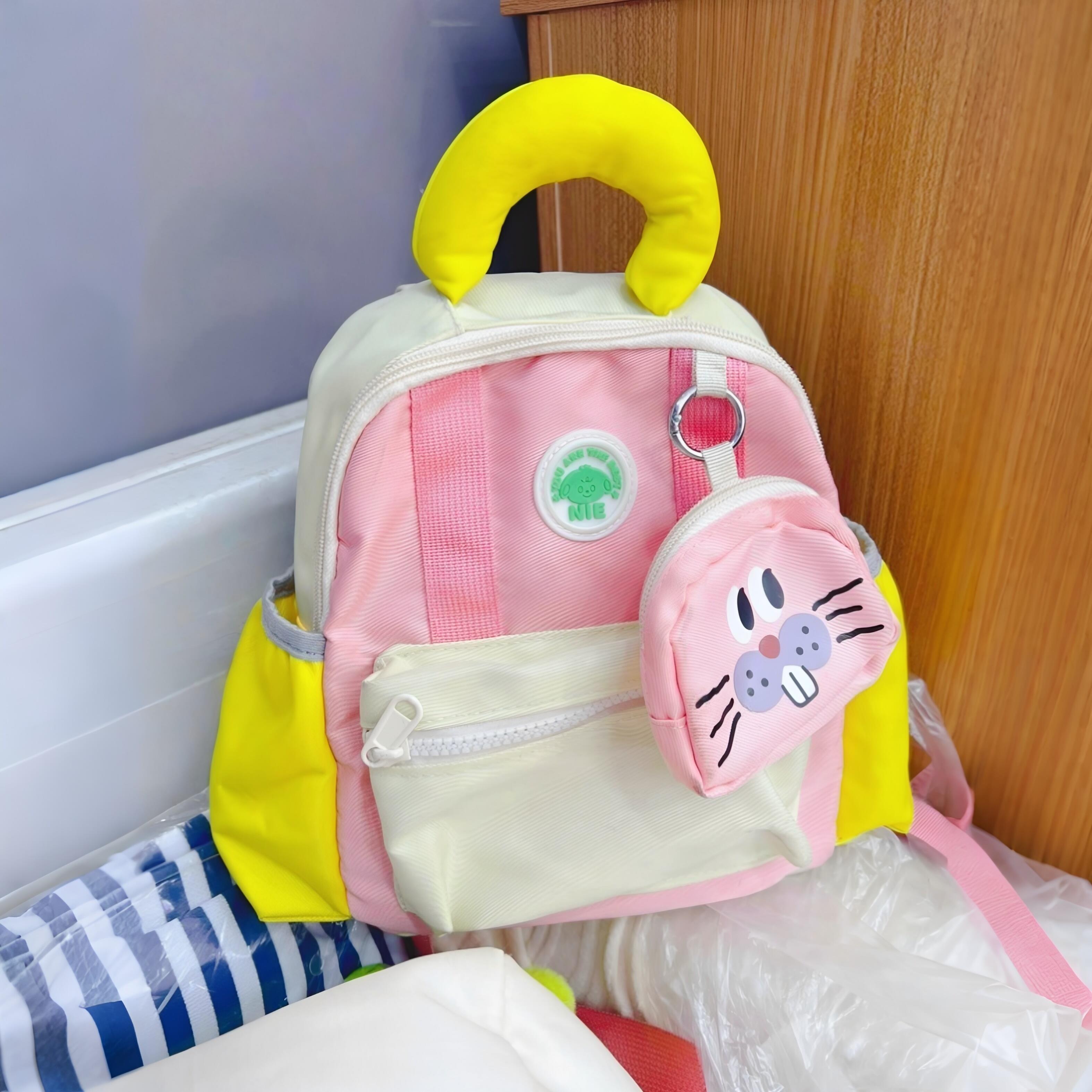 幼儿园书包多巴胺卡通双肩包女孩超轻男童高颜值可爱韩系ins背包