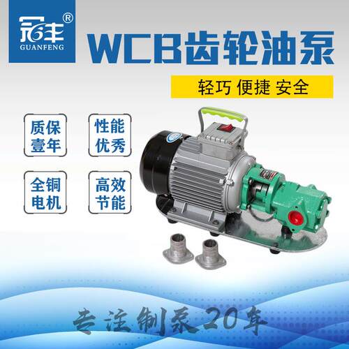 手提式齿轮油泵 WCB-50 两相手提式高粘度机油柴油煤油齿轮泵
