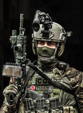 Carinthia卡伦西亚户外军绿色单兵MICH特种战术头盔可调轻量化cs