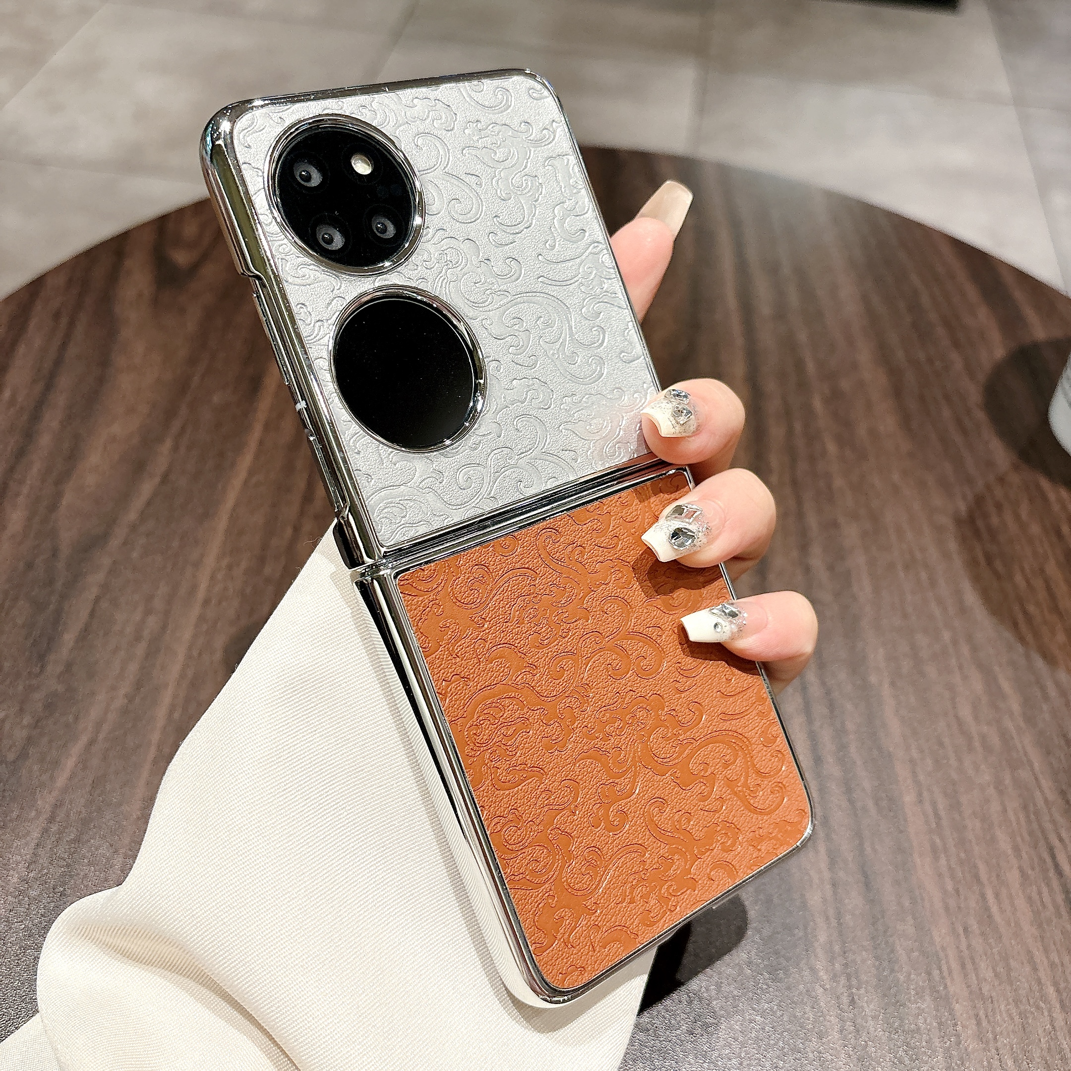 适用华为pocket2手机壳中国风