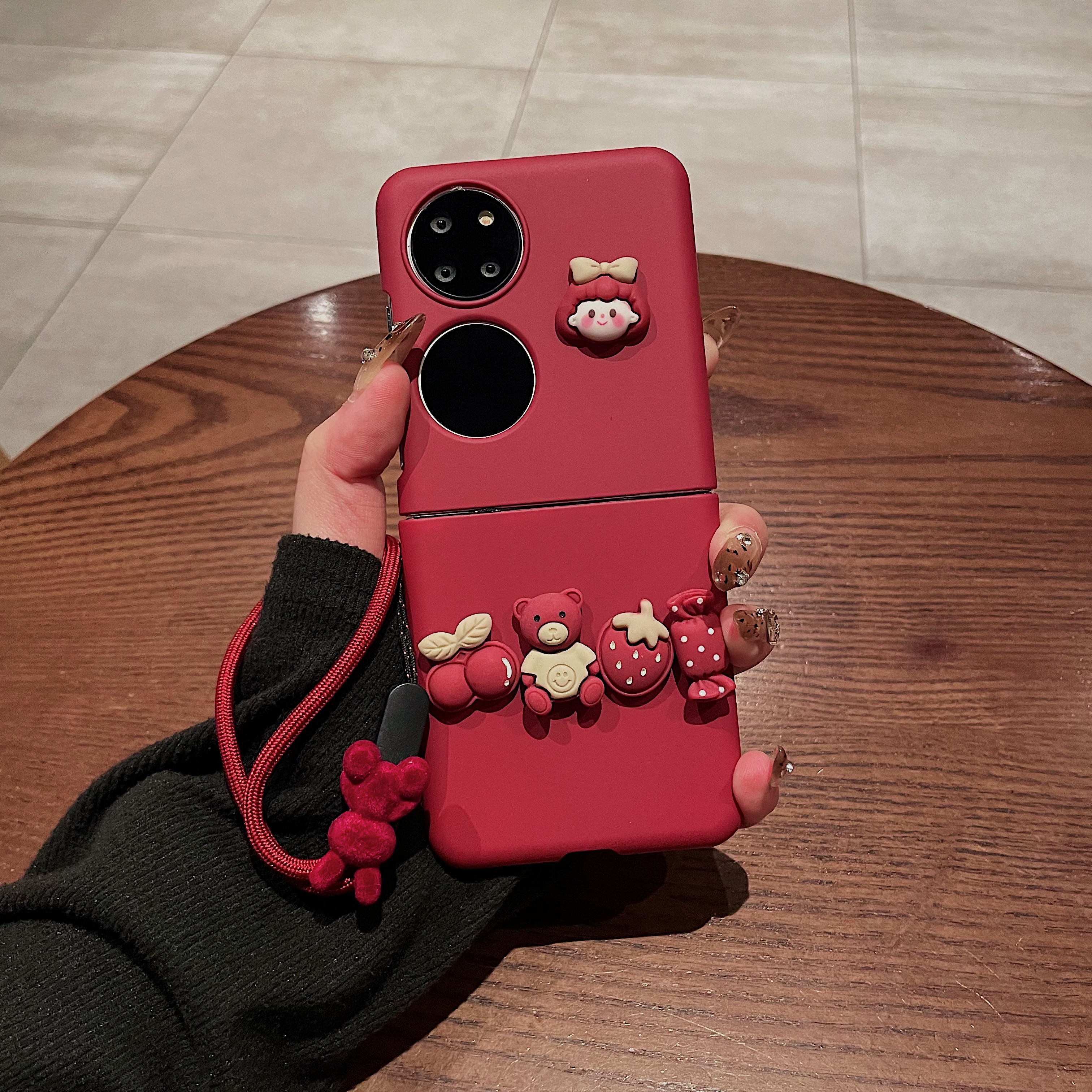 适用华为pocket2手机壳卡通