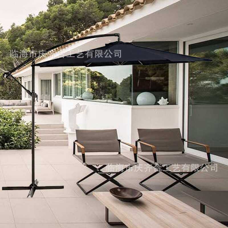 黑色香蕉伞侧边伞户外遮阳伞别墅民宿酒店泳池,金属材料及制品,其他金属制品,淘宝优惠券,粉丝福利购,淘宝优惠卷