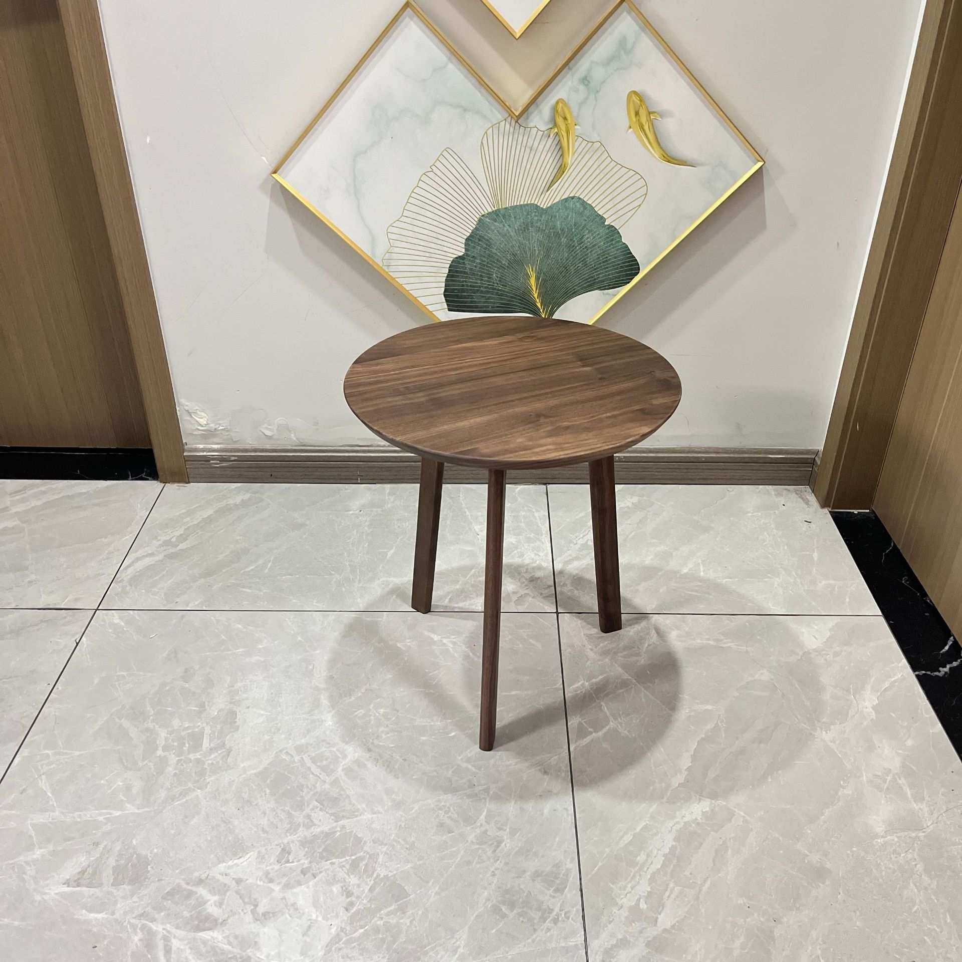 北美黑胡桃木圆几客厅茶几圆桌角几实木简约边几小圆形桌阳台桌子,金属材料及制品,其他金属制品,淘宝优惠券,粉丝福利购,淘宝优惠卷