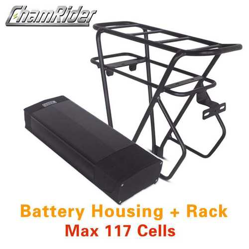 Ebike Battery Cases 36V48V52V  Rear Rack Battery Box