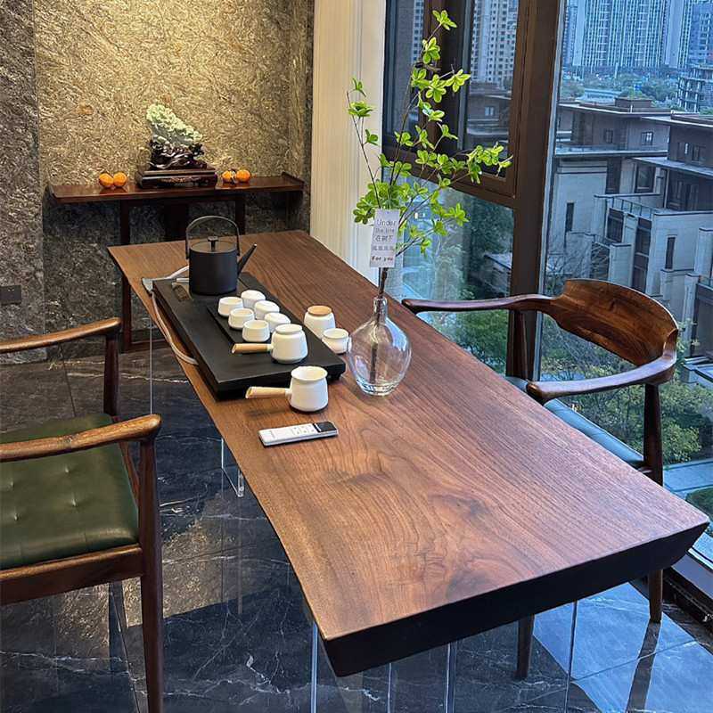 轻奢现代简约北美黑胡桃木茶台意式极简茶桌椅组合别墅客厅设计师,机械设备,其他机械设备,淘宝优惠券,粉丝福利购,淘宝优惠卷