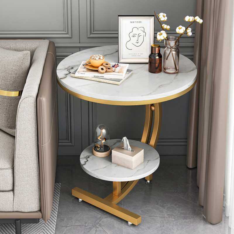 轻奢沙发圆形大气边柜多功能小边几客厅阳台简约床头边桌小茶桌,金属材料及制品,其他金属制品,淘宝优惠券,粉丝福利购,淘宝优惠卷