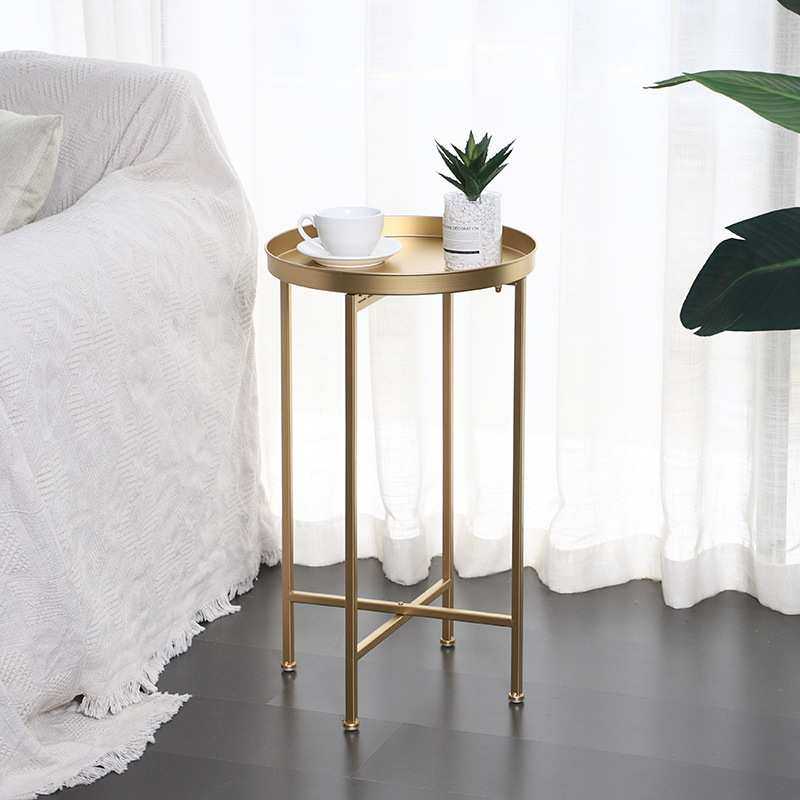 北欧简约铁艺小茶几 现代客厅沙发边角几 创意轻奢卧室床头边桌,金属材料及制品,其他金属制品,淘宝优惠券,粉丝福利购,淘宝优惠卷